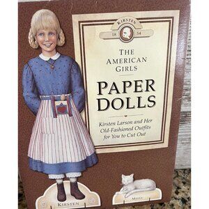 1992 The American Girls Kirsten Paper Dolls Vintage